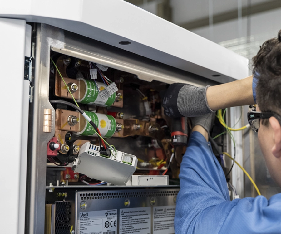 Tritium manufacturing and assembly floor