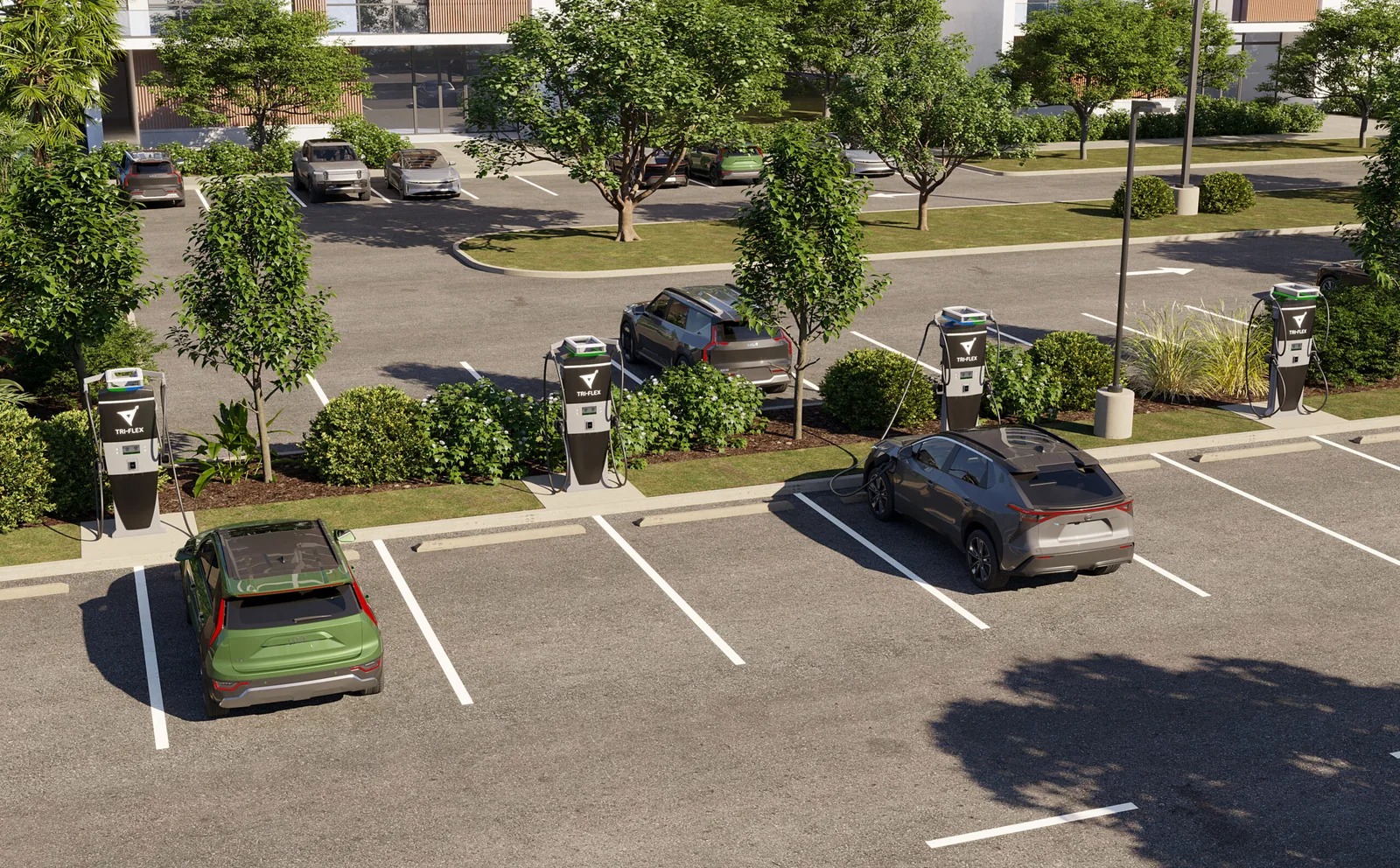 Tritium DC fast charger designed for energy efficiency